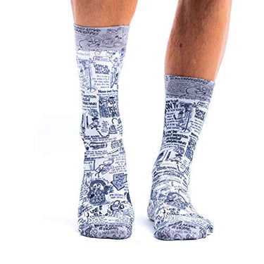 Wigglesteps Herren Socken 'B&W Comics', one Size (41-46) im Sale